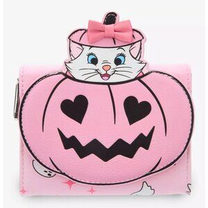 Disney The Aristocats Marie Halloween Pink Zip Wallet - NWT